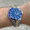 2007 ROLEX SUBMARINER "BLUESY" 16613LB 40MM ALUMINUM BEZEL