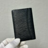 LOUIS VUITTON CARD HOLDER BLACK EPI LEATHER