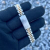 1996 ROLEX LADIES DATEJUST 26 69173 SILVER TAPESTRY