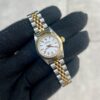ROLEX LADIES OYSTER PERPETUAL 67193 WHITE ROMAN