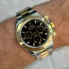 2006 ROLEX DAYTONA 116523 TWO TONE BLACK DIAL