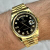 ROLEX DAY-DATE 36 118238 BLACK DIAMOND DIAL