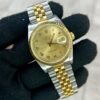 1989 ROLEX DATEJUST 36 16233 CHAMPAGNE ROMAN DIAL