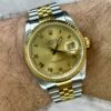 1989 ROLEX DATEJUST 36 16233 CHAMPAGNE ROMAN DIAL