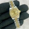 1987 ROLEX LADIES DATEJUST 26 69173 CHAMPAGNE DIAMOND DIAL