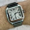 CARTIER SANTOS LARGE WHITE DIAL WSSA0018