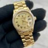 ROLEX DAY-DATE 36 CHAMPAGNE DIAL DIAMOND BEZEL 1803