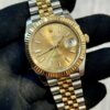 2017 ROLEX DATEJUST 41 CHAMPAGNE DIAL JUBILEE 126333