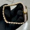 ROLEX DAY-DATE 41 218238 YELLOW GOLD ICED OUT BUST DOWN