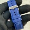 ROLEX DATEJUST 41 WHITE DIAL 116333 RUBBER STRAP