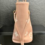 LOUIS VUITTON NEVERFULL MM MONOGRAM EMPREINTE LEATHER PINK W/ POCHETTE