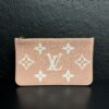 LOUIS VUITTON NEVERFULL MM MONOGRAM EMPREINTE LEATHER PINK W/ POCHETTE
