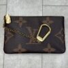 LOUIS VUITTON POCHETTE CLES XL BAG GIANT KEY POUCH BROWN MONOGRAM