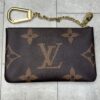 LOUIS VUITTON POCHETTE CLES XL BAG GIANT KEY POUCH BROWN MONOGRAM