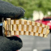 ROLEX DAY-DATE 36 ICED OUT BUST DOWN PRINCESS CUT BEZEL 18238