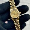 ROLEX LADIES OYSTER PERPETUAL 24 67198 CHAMPAGNE DIAL
