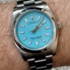 2018 ROLEX OYSTER PERPETUAL 36 116000 CUSTOM TIFFANY BLUE DIAL