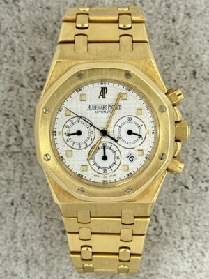 AUDEMARS PIGUET ROYAL OAK KASPAROV 39MM YELLOW GOLD 25960BA