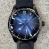 2025 H. MOSER & CIE PIONEER CENTRE SECONDS FUNKY BLUE FUME DIAL 42.8MM STEEL DLC 3200-1205