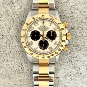 2014 Rolex Daytona Two Tone White Racing Dial 116523