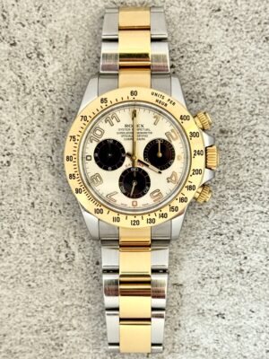 DEPOSIT - 2014 Rolex Daytona Two Tone White Racing Dial 116523