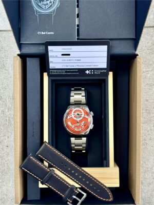 2025 CHRISTOPHER WARD C1 BEL CANTO X PHOENIX VOLCANO ORANGE LIMITED EDITION 1/99 C01-41APT1-PHNIX