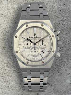 AUDEMARS PIGUET ROYAL OAK CHRONOGRAPH WHITE DIAL 41MM 26320ST