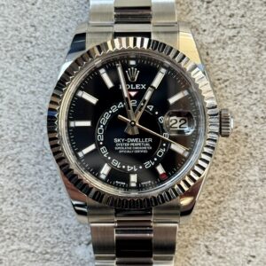 2020 ROLEX SKY-DWELLER 326934 BLACK DIAL