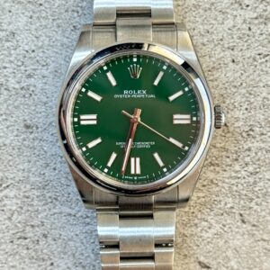 2022 ROLEX OYSTER PERPETUAL 41 124300 GREEN