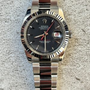 2013 ROLEX DATEJUST 36 TURN-O-GRAPH GREY DIAL 116264